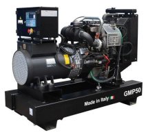 Дизельный генератор GMGen GMP50 с АВР Открытая на раме Perkins 1103A33TG1 trustenergo.ru